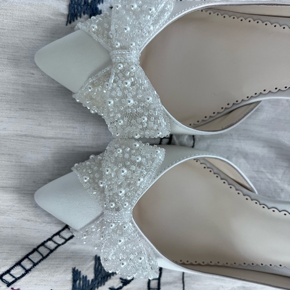 Bella belle Dorothy wedding bow pump shoes - Picture 9 of 9